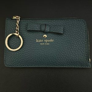 Kate Spade minimal wallet key chain